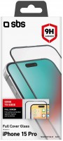 Full Cover Glass für iPhone 15 Pro transparent