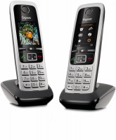 C430HX Duo Schnurlostelefon schwarz/silber