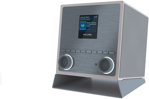 QUUBI Internetradio elfenbein/silber