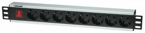 19" Steckdosenleiste 8-fach (48,3cm) Schuko