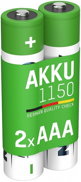 NiMH Micro AAA (1.050mAh) 2er Akku