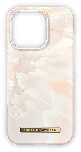 Printed Case für iPhone 16 Pro Max rose pearl marble