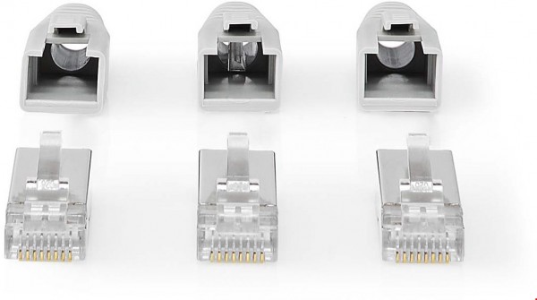 CCBW89380GY RJ45-Stecker (10Stk.) grau