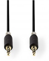CABW22000AT10 Klinkenkabel (1m) anthrazit 3,5-mm-Stecker>3,5-mm-Stecker
