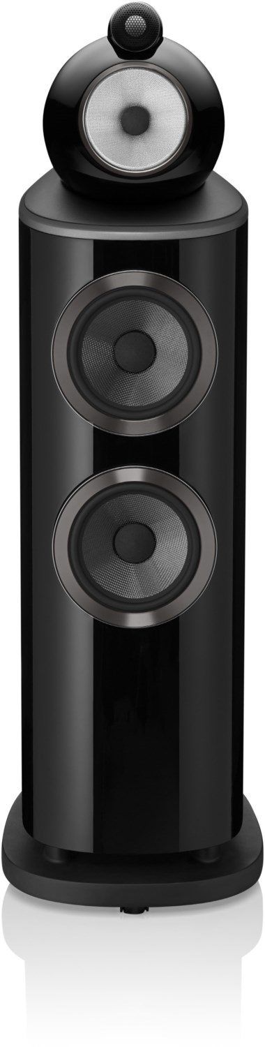 803 D4 /Stück Stand-Lautsprecher hochglanz schwarz