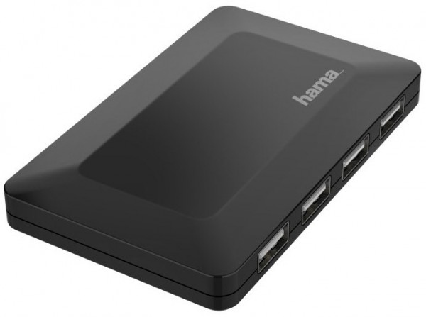 USB-Hub 4 Ports USB 2.0, 480 Mbit/s schwarz