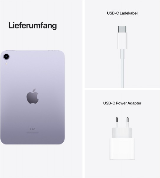 Apple iPad mini (64GB) WiFi 6. Generation (2021) violett | EURONICS