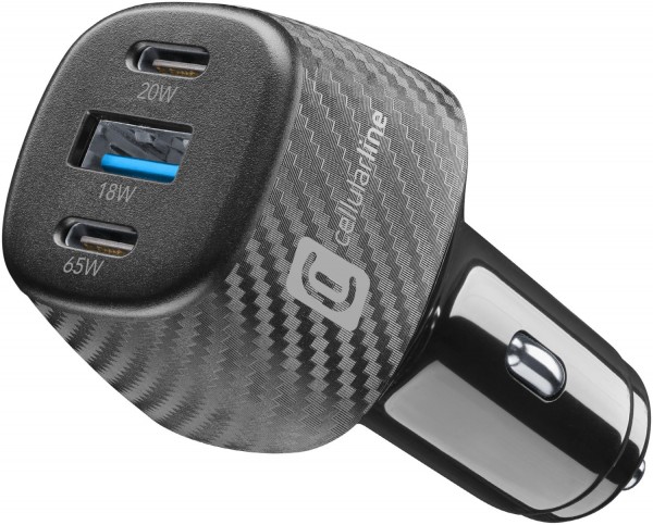 USB Ladegerät 3-Port schwarz
