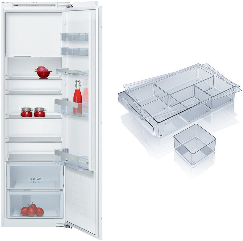 KMK178GF Einbau-Kühlschrank mit Gefrierfach bestehend aus KI2822FF0 + KS1870Z0 weiß / F