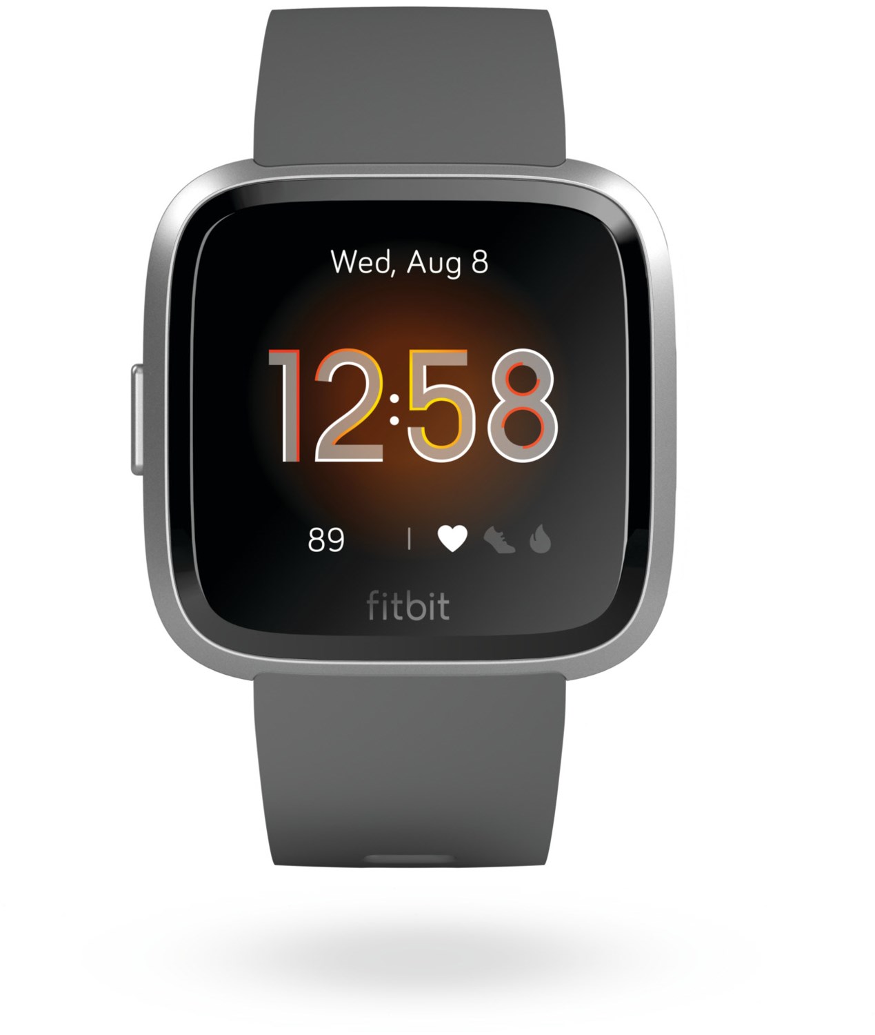 Fitbit Versa Lite Smartwatch charcoal/silver aluminum