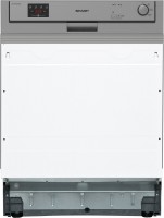 QW-HX12S47ES-DE teilintegrierbarer 60 cm Geschirrspüler edelstahl