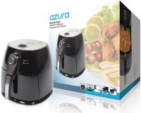 AZ-AF10 Hot Air Fryer Heißluft-Fritteuse schwarz/silber