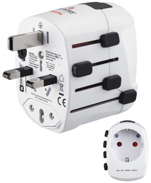 Weltreiseadapter World Travel Pro