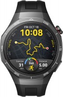Watch GT5 Pro (46mm) Smartwatch schwarzes Fluorelastomerarmband titangrau