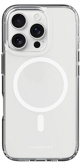 Transparent Case für iPhone 16 Pro Max weiß