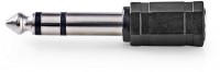 CAGB23930BK Audio-Adapter schwarz 6,35-mm-Stecker>3,5-mm-Buchse