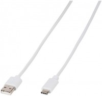 USB-Kabel PBUSBCVVW (1m) weiß