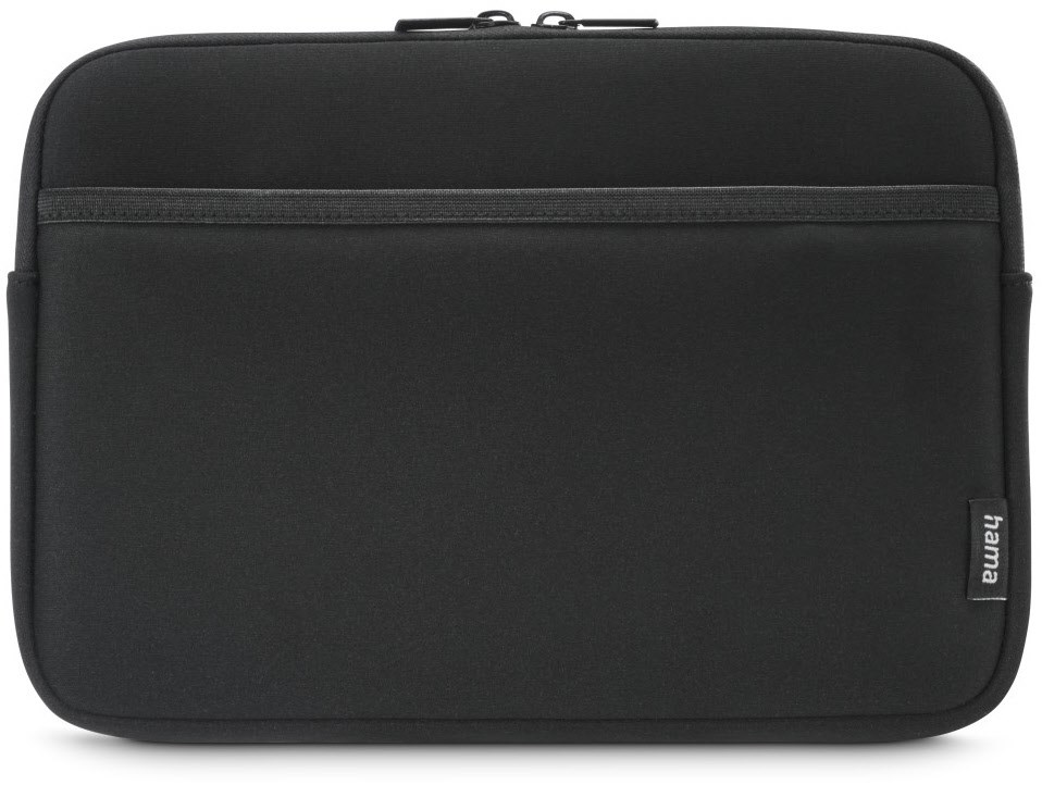 Tablet-Sleeve Neoprene m Vorderfach bis 28 cm (11") schwarz