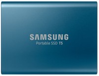 T5 500GB USB 3.1 Gen 2 (10Gbps, Type-C) External Solid State Drive (Portable SSD) Alluring Blue (MU-PA500B)