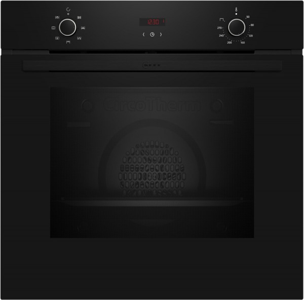 B1CCC0AK0 Einbaubackofen schwarz, 71 l, schnelles Vorheizen, 59,4 cm breit, A