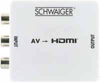 AV-HDMI-Konverter 3x Cinch Buchse > HDMI-Buchse