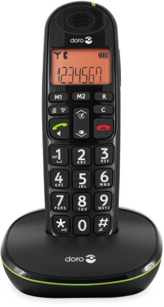 PhoneEasy 100 W Schnurlostelefon schwarz