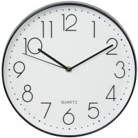Elegance Wanduhr schwarz/weiss