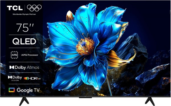75P79K 189 cm (75") QLED-TV brushed metal, 4K Ultra HD, Smart-TV, DVB-T2/DVB-C/DVB-S2, Sprachsteuerung