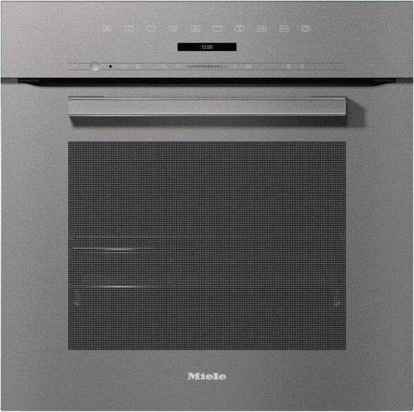 H 7264 B Einbaubackofen graphitgrau, 76 l, schnelles Vorheizen, Rückwand katalytisch beschichtet, 59,5 cm breit, A+