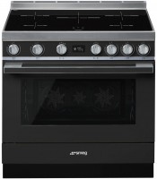 CPF9IPAN Stand-Elektroherd mit Induktionsfeld anthrazit, 115 l, Hefeteig-Gärstufe, pyrolytische Selbstreinigung, 89,8 cm breit, A+