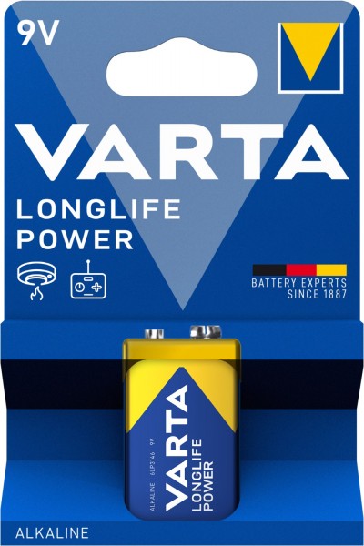 Longlife Power 9V 1er Blister Batterie