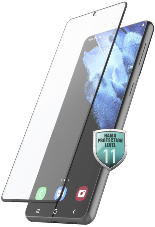 3D-Full-Screen-Schutzglas für Galaxy S21 (5G) schwarz