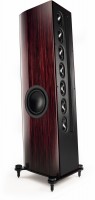 Solitaire S 530 /Stück Stand-Lautsprecher hochglanz makassar/elox schwarz