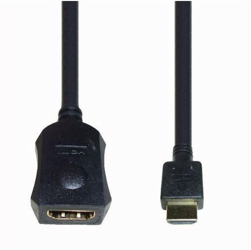 HDA 1 HDMI-Adapterkabel (0,2m) Stecker Typ-C > Kupplung Typ-A