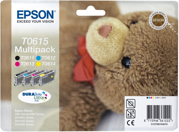 T 0615 Tinte Multipack 4-farbig