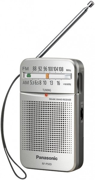 RF-P50DEG-S Taschenradio silber