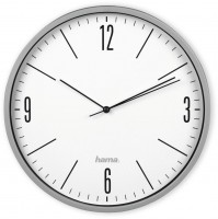 Elegante Wanduhr 00186444 grau