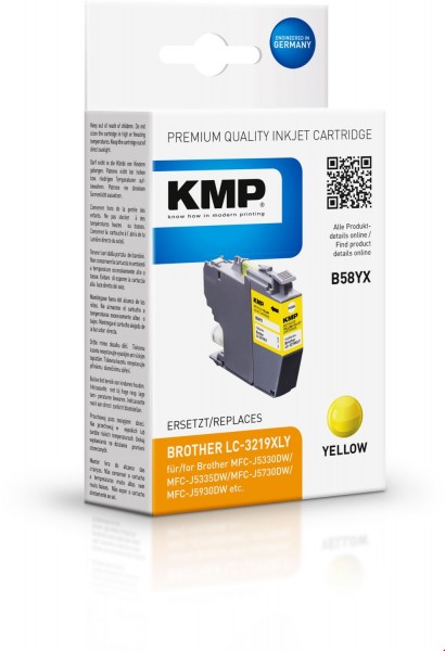 B58YX (1.500 S.) Tintenpatrone ersetzt LC-3219XLY gelb