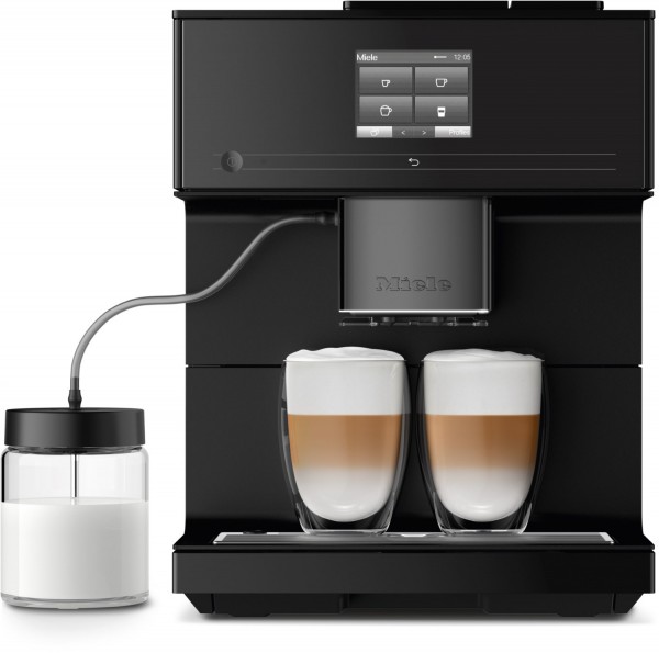 CM 7750 125 Edition Kaffee-Vollautomat Obsidianschwarz matt, Milchbehälter, Latte Macchiato/Cappuccino/Milchkaffee, Stahl-Kegel-Mahlwerk, 2,2 l