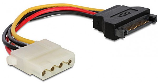 Power SATA St. > 4Pin Molex Bu 12cm
