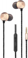 Deluxe Alu In-Ear-Kopfhörer mit Kabel gold