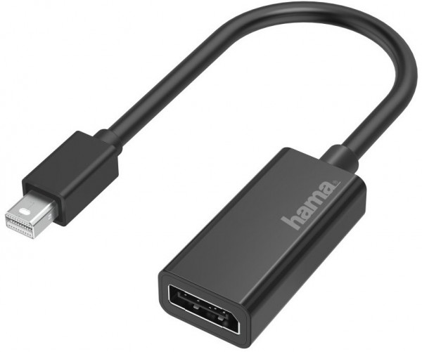 Video-Adapter Mini-DP-Stecker>DP-Buchse schwarz