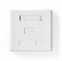 CCGB89110WT Netzwerk-Wanddose weiß