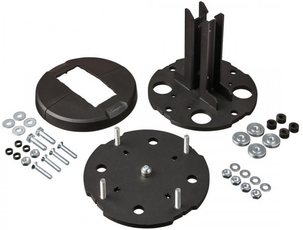 PFF 7965 Boden-/Deckenmontageplatte schwarz