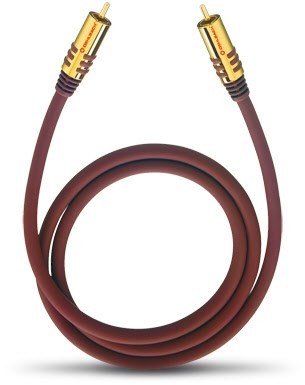 NF Subwooferkabel Cinch/Cinch (2m) mono bordeaux