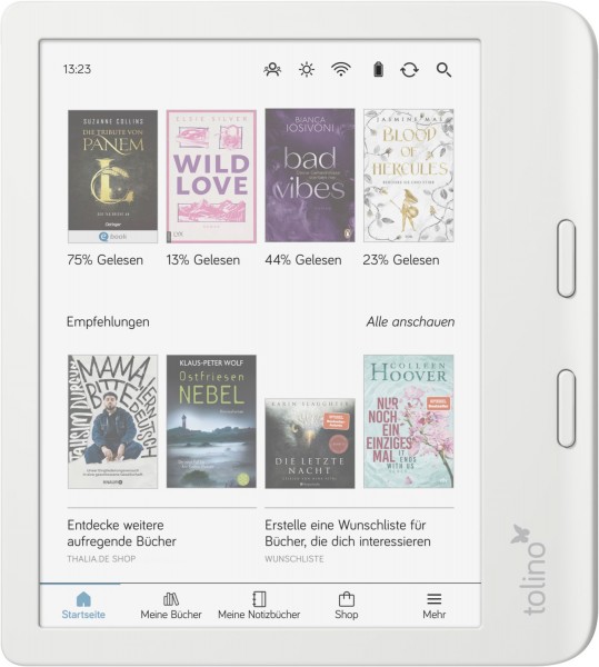 vision color E-Book Reader weiß