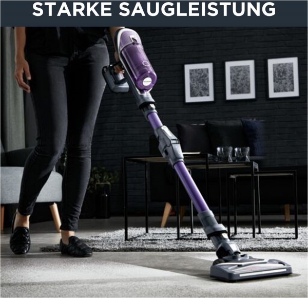 Test Rowenta Rh9639 X-force 8.60 Allergy+ Akkusauger Mit Stiel Rowenta RH9639 X-Force Flex 8.60 Allergy Akku Staubsauger lila | EURONICS