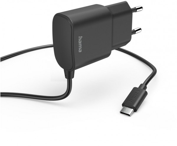 USB-Type-C-Ladegerät (12W) (1m) schwarz