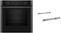 BLE310E Einbaubackofen bestehend aus B3ACE2AG3 + Z1608BX0 graphit, 71 l, Pizza-Stufe, schnelles Vorheizen, Heißluftgrill, 59,4 cm breit, A+