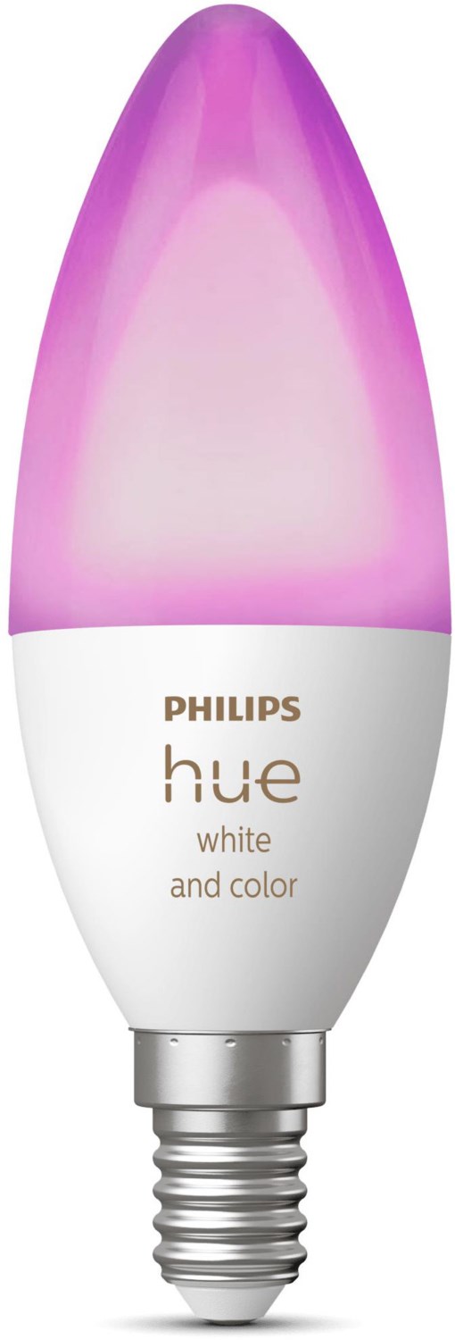 Philips Hue White & Color Ambiance E14 - Weiß